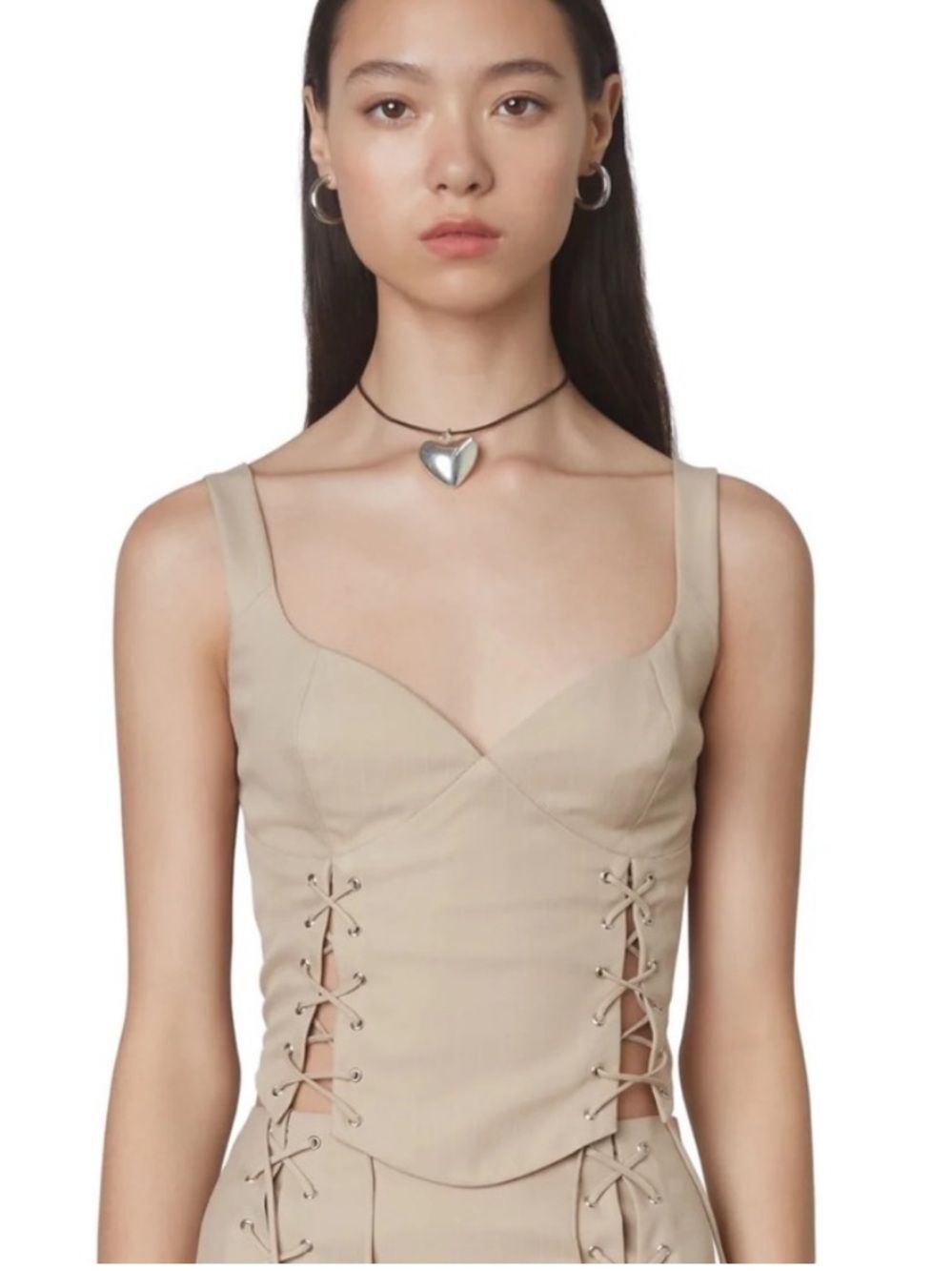NIA Maya Corset top in the color dune new with tags size medium